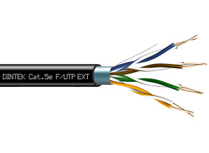 PowerPRO 4P Cat.5e F/UTP 24AWG PE Cable - Black